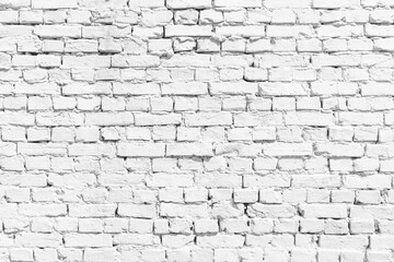 White and beige peach brick wall