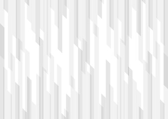 Abstract white and gray geometric vertical stripes background and texture