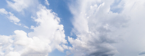  Colorful cloudy sky at sunset. Gradient color. Sky texture, abstract nature background