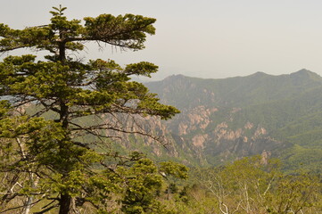 Climbing the Seoraksan Mountains in South Korea, Asia