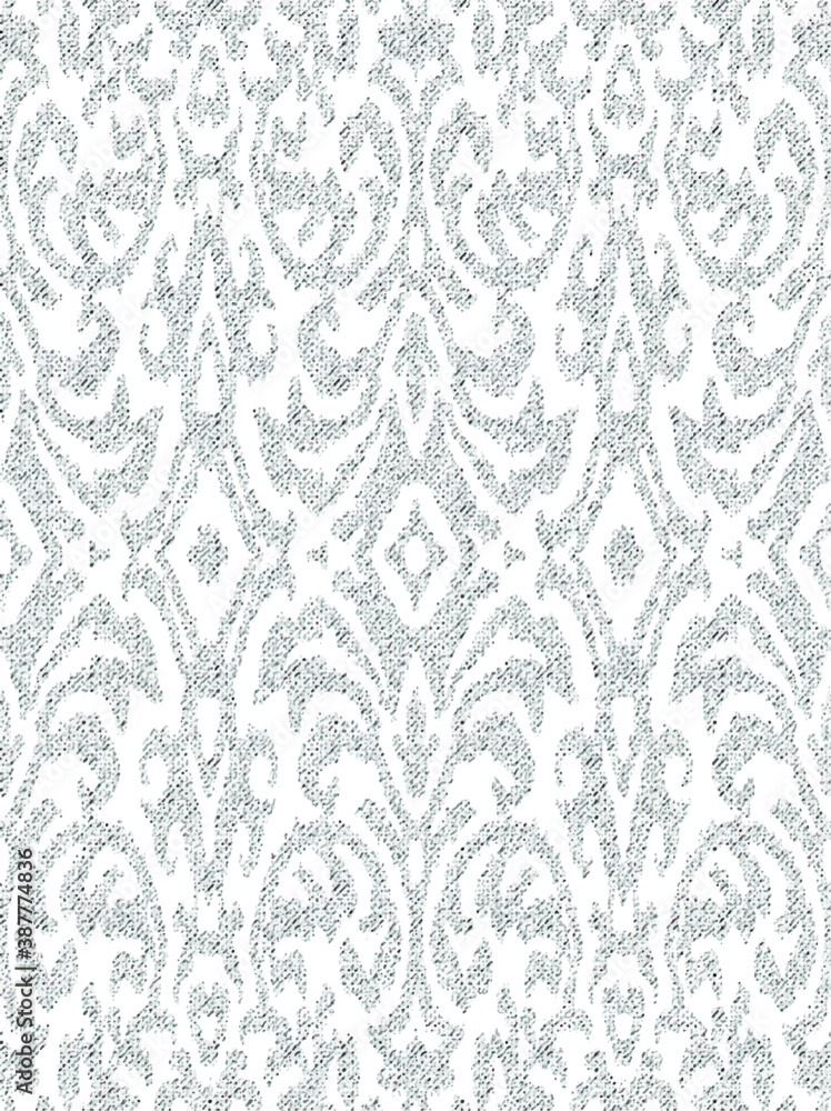 Wall mural seamless wallpaper with a damask pattern.