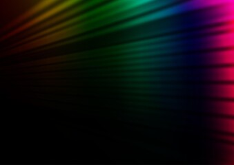 Dark Multicolor, Rainbow vector abstract blurred pattern.