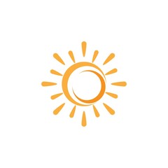 sun illustration logo