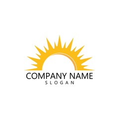 sun illustration logo