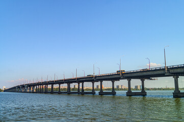 bridge over the Dnieper river
