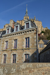 Fototapeta na wymiar Abbaye du Mont-Saint-Michel