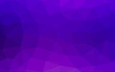 Light Purple vector abstract polygonal cover.