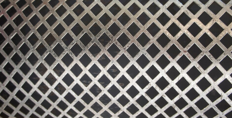 metal grid background