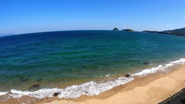 瀬戸内海　青木海水浴場(香川県さぬき市)