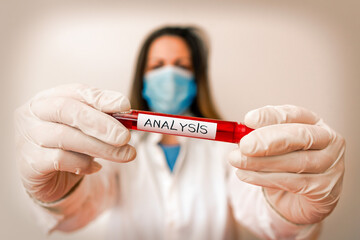 Writing note showing Analysis. Business concept for examination of anything complicated to...