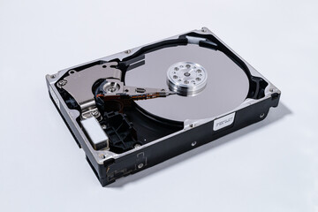 Contents of the disassembled hard disk