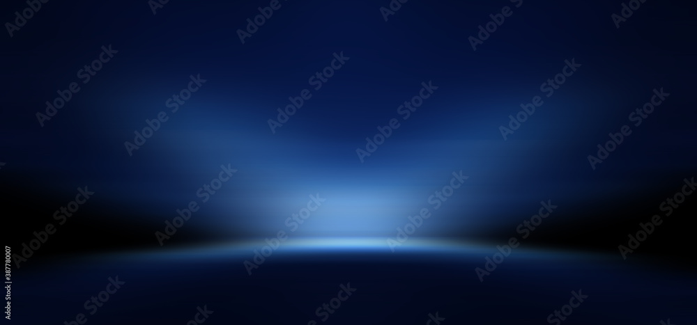 Canvas Prints modern minimalistic, futuristic studio background. dark background with lines and spotlights, neon l