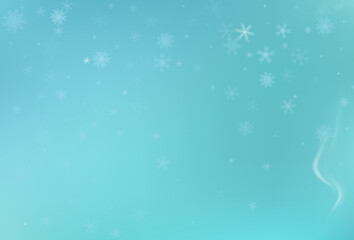 Winter christmas background. Snow sky