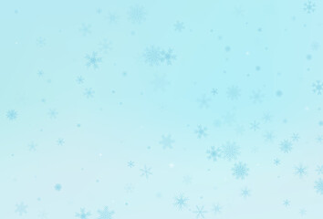 Winter snow background. Falling snowflake.