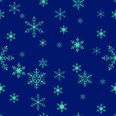 christmas background with snowflakes