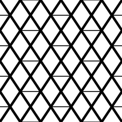 Seamless mosaic pattern. Rhombuses, triangles, lozenges ornament. Grid background. Ancient ethnic motif. Grate wallpaper. Parquet backdrop. Digital paper, web design, textile print. Diamonds vector.