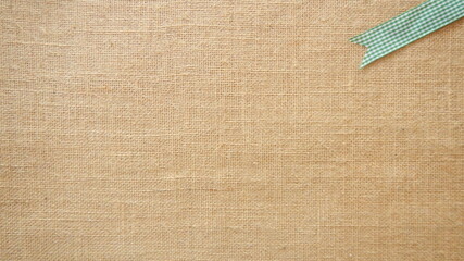 sack-green-ribbons-texture