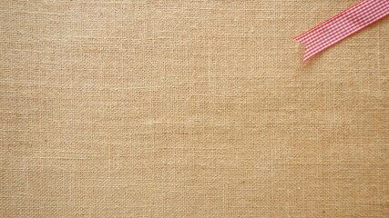 sack-red-ribbons-texture