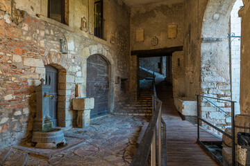 The beautiful medieval village of Stroncone. Province of Terni, Umbria, Italy.