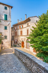 Fototapeta na wymiar The beautiful medieval village of Stroncone. Province of Terni, Umbria, Italy.
