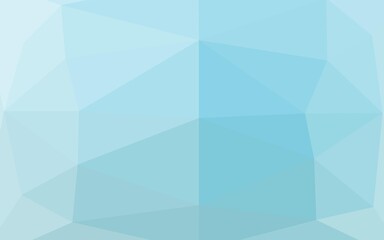 Light BLUE vector polygonal background.