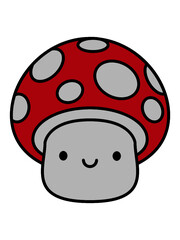 Kleiner süßer Pilz 