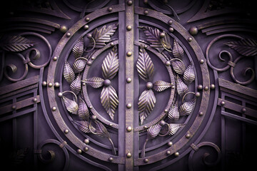 Great job. Elements of the forged gate..