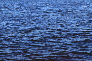 Light breeze on the blue sea