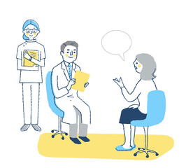 医者と患者　診察