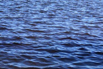 Light breeze on the blue sea