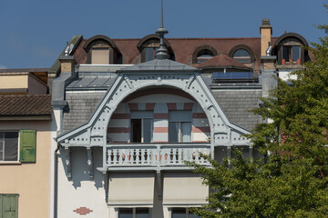 old villa Belle epoque in Montreux, Switzerland