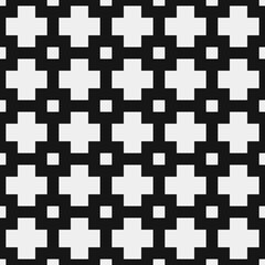 Abstract Cross Pattern Dots Logo generative computational art illustration
