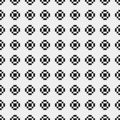 Abstract Cross Pattern Dots Logo generative computational art illustration