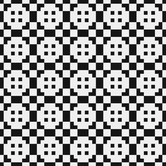 Fototapeta premium Abstract Cross Pattern Dots Logo generative computational art illustration