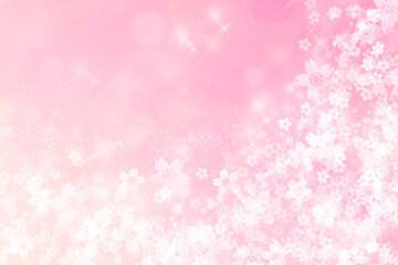 舞い散る桜の背景