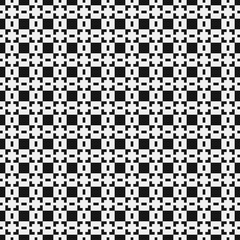 Fototapeta premium Abstract Cross Pattern Dots Logo generative computational art illustration