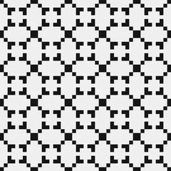 Fototapeta premium Abstract Cross Pattern Dots Logo generative computational art illustration