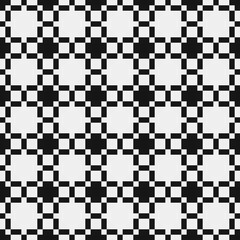 Fototapeta premium Abstract Cross Pattern Dots Logo generative computational art illustration