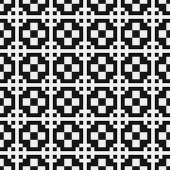 Fototapeta premium Abstract Cross Pattern Dots Logo generative computational art illustration