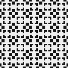 Fototapeta premium Abstract Cross Pattern Dots Logo generative computational art illustration