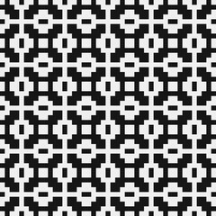 Fototapeta premium Abstract Cross Pattern Dots Logo generative computational art illustration