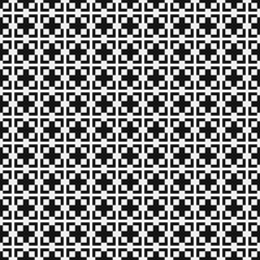 Fototapeta premium Abstract Cross Pattern Dots Logo generative computational art illustration