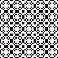 Fototapeta premium Abstract Cross Pattern Dots Logo generative computational art illustration