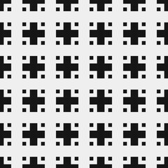 Abstract Cross Pattern Dots Logo generative computational art illustration