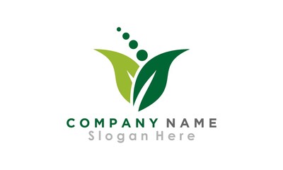 brand logo plant leaf