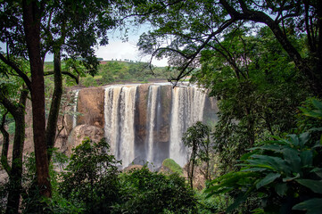 Bao Dai waterfall in Lam Dong province, Vietnam. This is the waterfall named as  the last king of the Vietnamese feudal court.