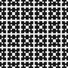 Fototapeta premium Abstract Cross Pattern Dots Logo generative computational art illustration