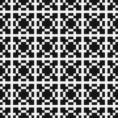 Fototapeta premium Abstract Cross Pattern Dots Logo generative computational art illustration