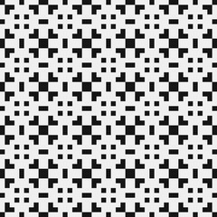 Fototapeta premium Abstract Cross Pattern Dots Logo generative computational art illustration