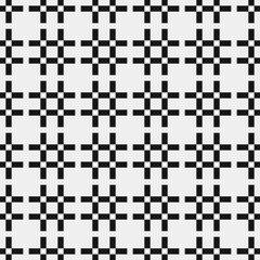 Fototapeta premium Abstract Cross Pattern Dots Logo generative computational art illustration